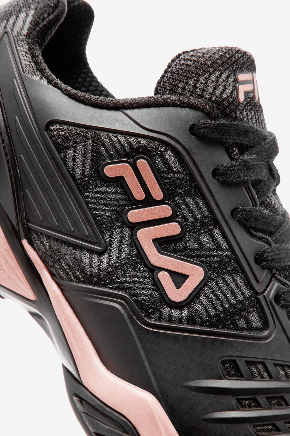 Women Tennis | FILA Women's Axilus 2.5 Energized 011 BLACK / CASTLEROCK / ROSE GOLD