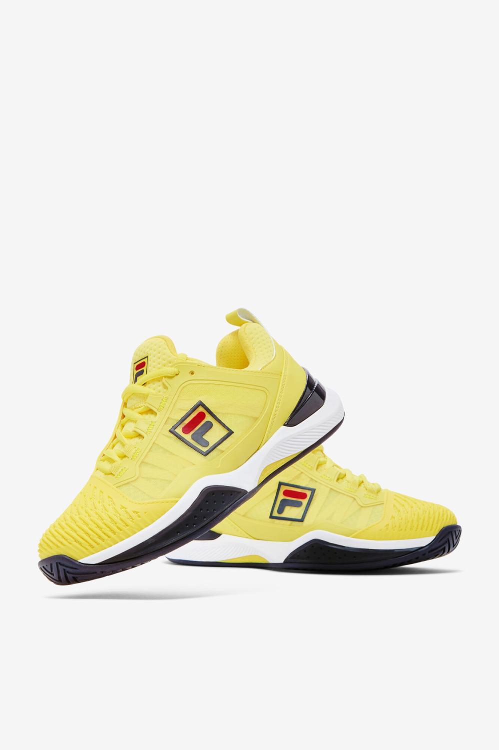 Women Tennis | FILA Women's Speedserve Energized 732 LIMELIGHT / FILA NAVY / FILA RED