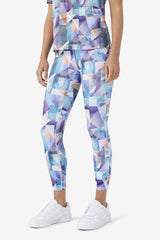 Women Tights &amp; Leggings | FILA Keyla 7/8 Tight 437 GEOPRINT / ORIENT BLUE
