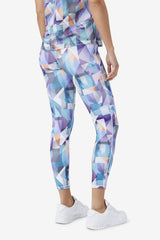 Women Tights &amp; Leggings | FILA Keyla 7/8 Tight 437 GEOPRINT / ORIENT BLUE