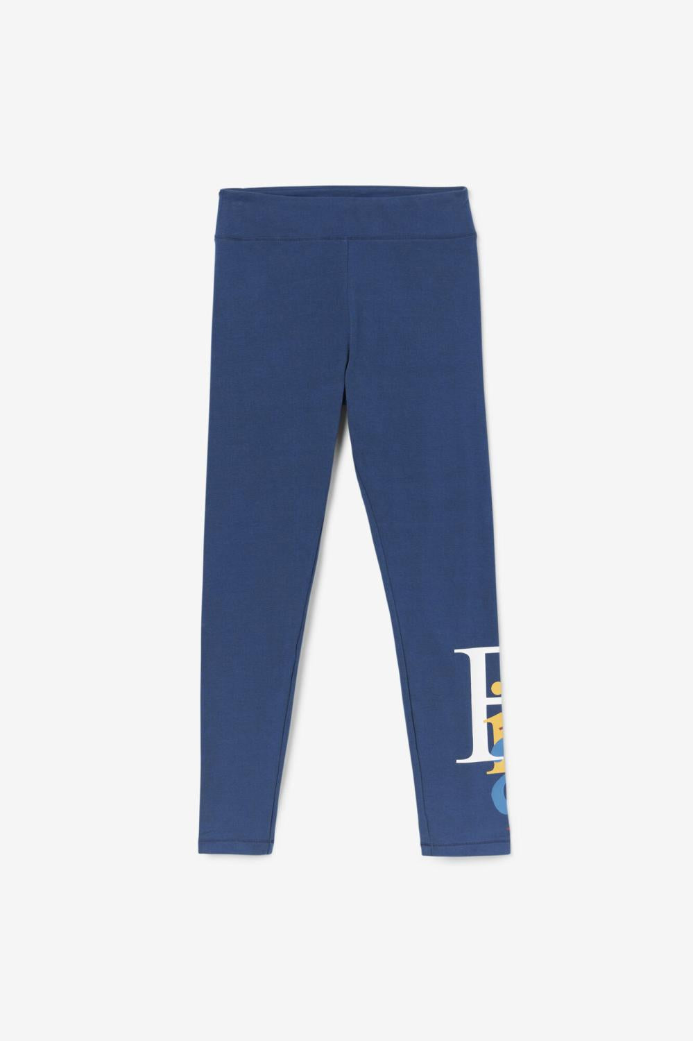 Women Tights &amp; Leggings | FILA Luelle Tight 933 MOONLIT OCEAN / WHITE