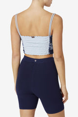 Women Tops &amp; T-Shirts | FILA Allannis Crop Tank 097 INDIA INK / BLUE FOG