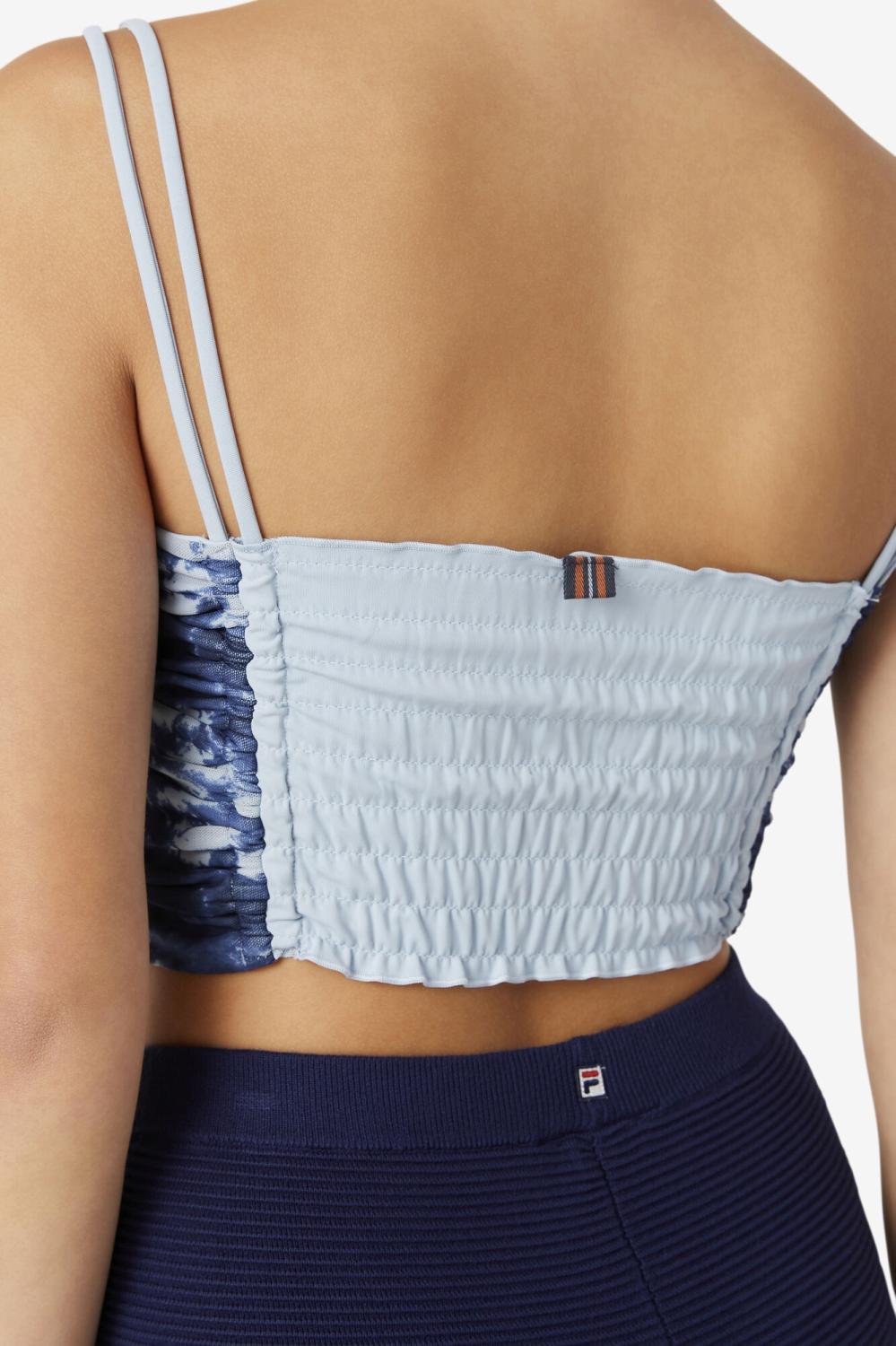 Women Tops &amp; T-Shirts | FILA Allannis Crop Tank 097 INDIA INK / BLUE FOG
