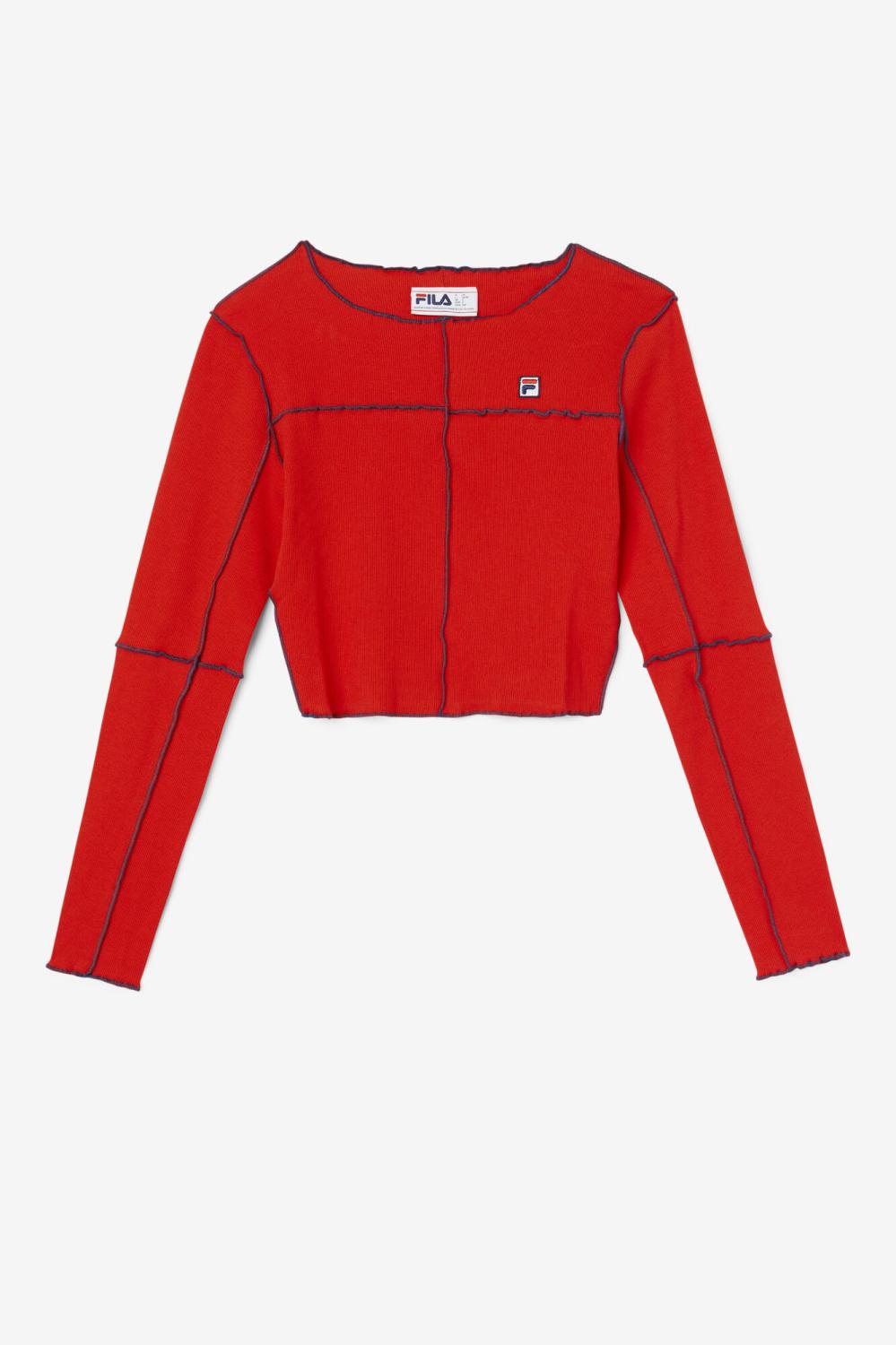 Women Tops &amp; T-Shirts | FILA Brooklynn Top 622 FILA RED
