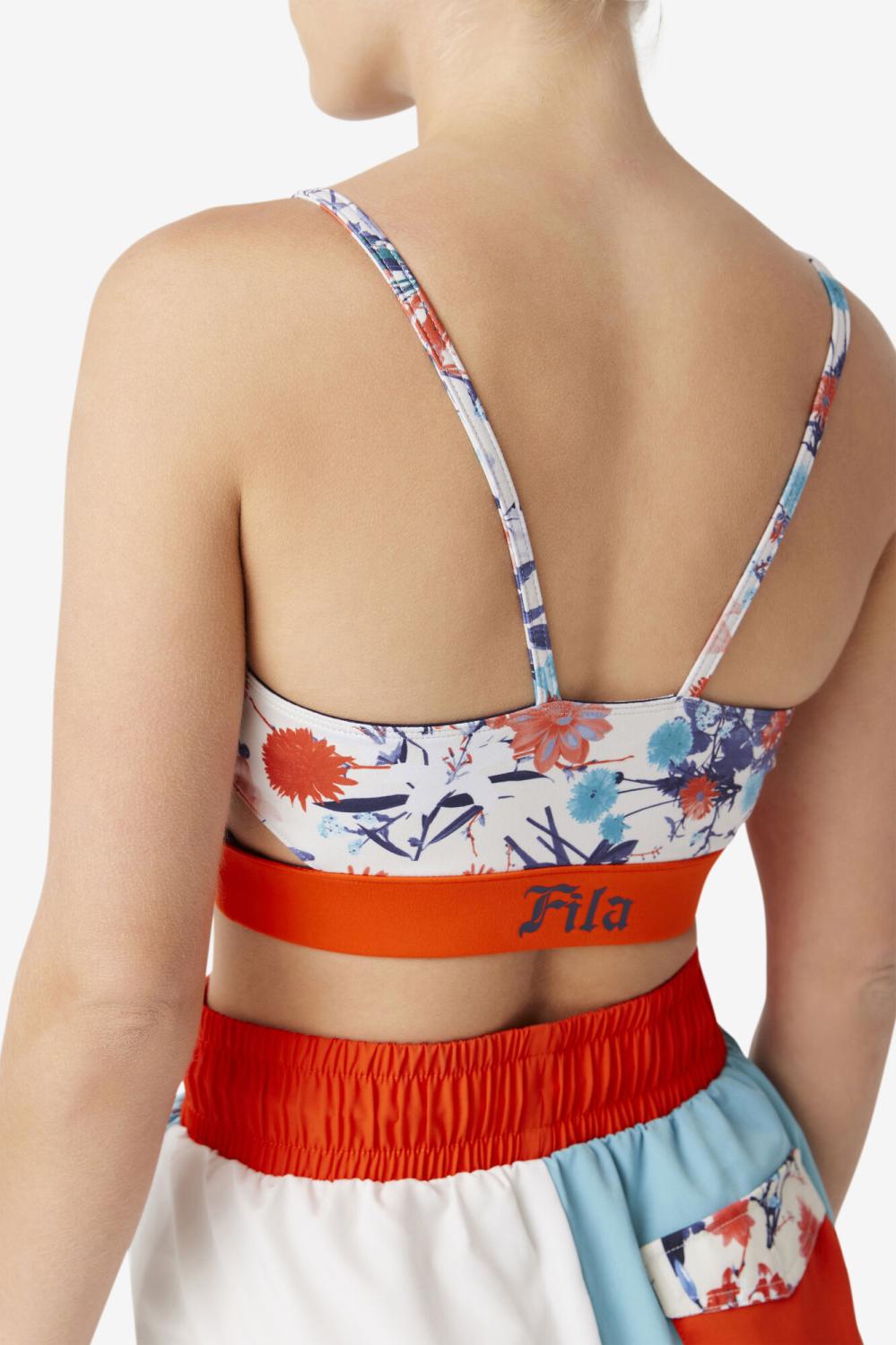 Women Tops &amp; T-Shirts | FILA Charlee Bra Top 853 ORANGE.COM