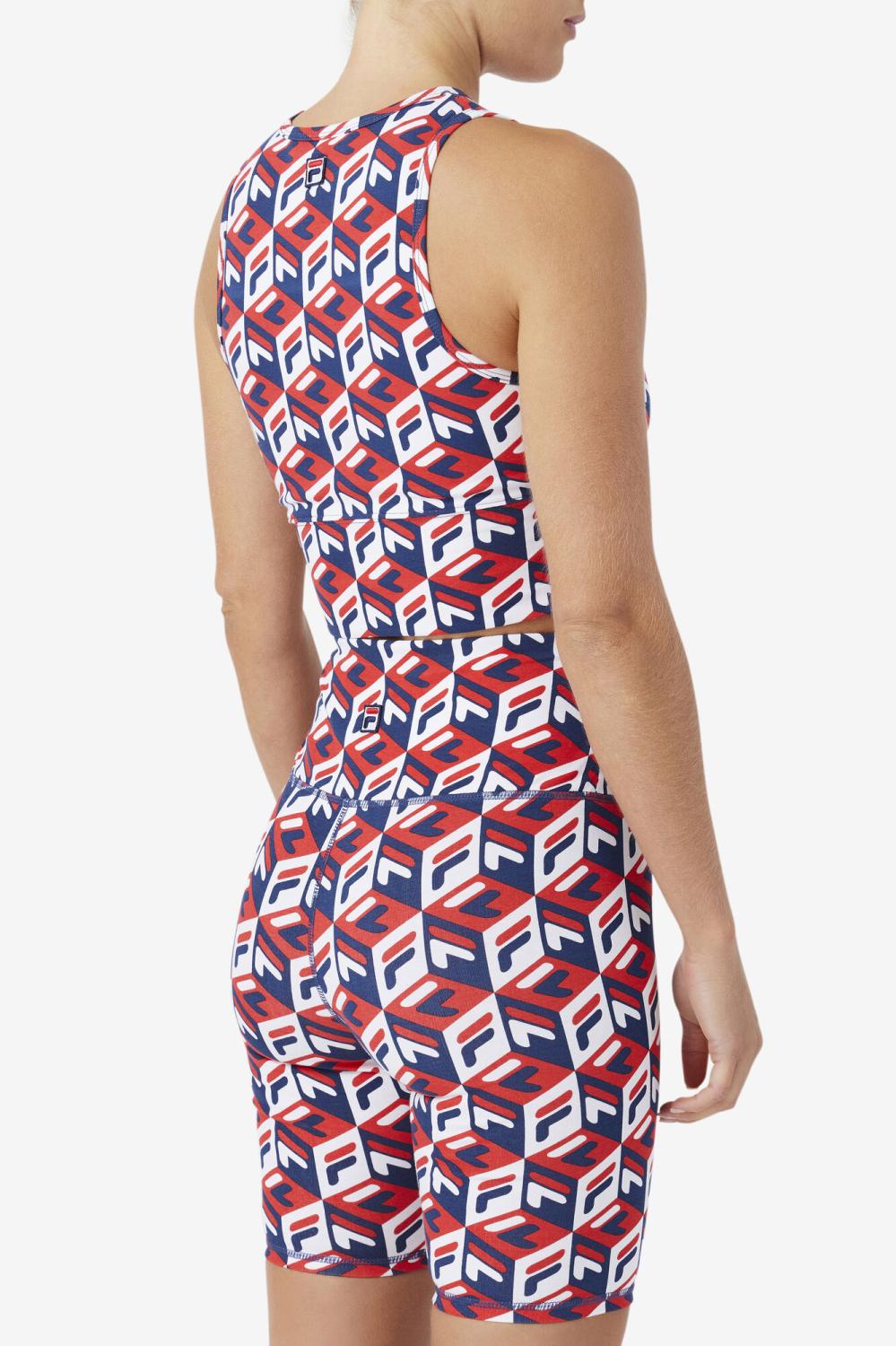 Women Tops &amp; T-Shirts | FILA Emmaline Tank 622 FILA RED / FILA NAVY / WHITE