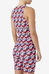 Women Tops &amp; T-Shirts | FILA Emmaline Tank 622 FILA RED / FILA NAVY / WHITE