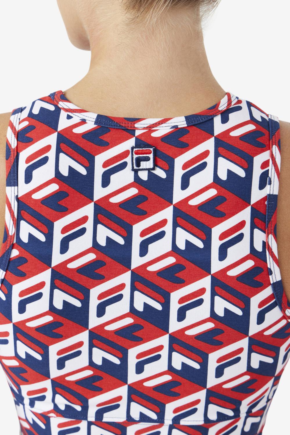 Women Tops &amp; T-Shirts | FILA Emmaline Tank 622 FILA RED / FILA NAVY / WHITE