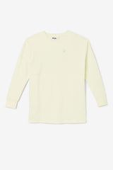 Women Tops &amp; T-Shirts | FILA Janet Oversized Long Sleeve Tee 742 TENDER YELLOW