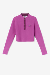 Women Tops &amp; T-Shirts | FILA Josie Half Zip Top 561 BATON ROUGE / POTPOURRI