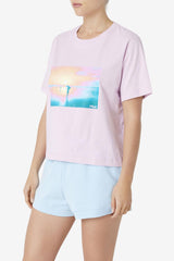 Women Tops &amp; T-Shirts | FILA Kenzie Tee 532 WINSOM ORCHID