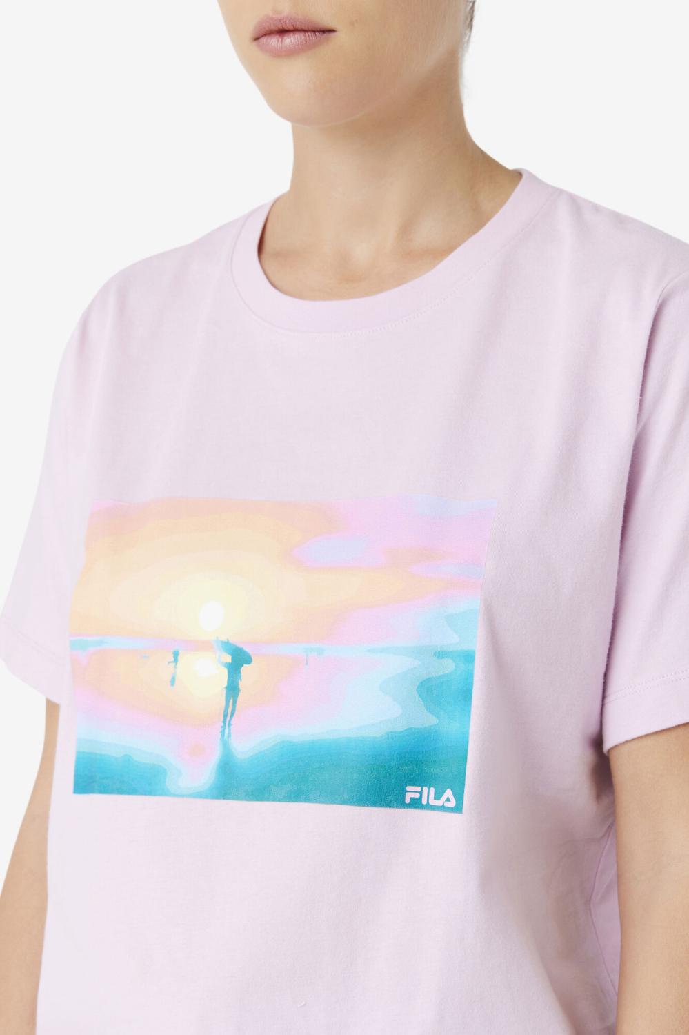Women Tops &amp; T-Shirts | FILA Kenzie Tee 532 WINSOM ORCHID