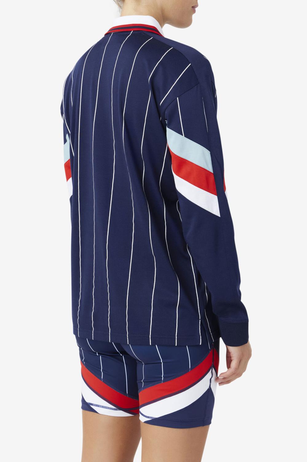 Women Tops &amp; T-Shirts | FILA Zorra Goalie Jersey 410 FILA NAVY / WHITE / FILA RED